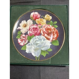Anna Perenna The Flowers Of Count Lennart Bernadotte Rose Plate